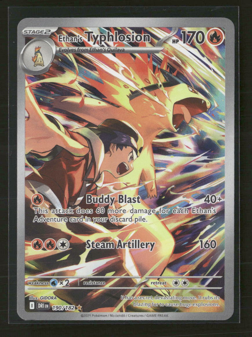 SV10: Destined Rivals Ethan's Typhlosion #190/182