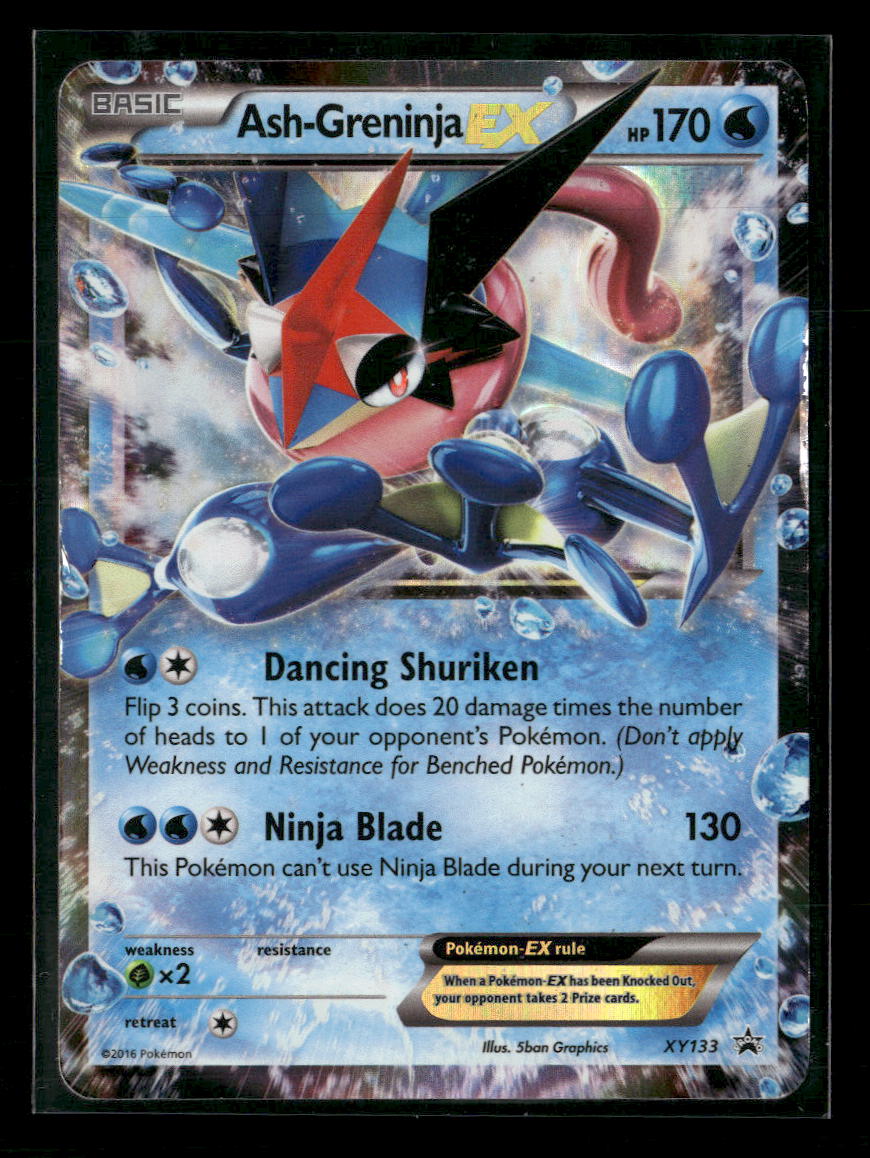 XY Promos Ash-Greninja EX #XY133 (Damaged)