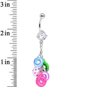 Dangling Donuts Dangle Belly Ring