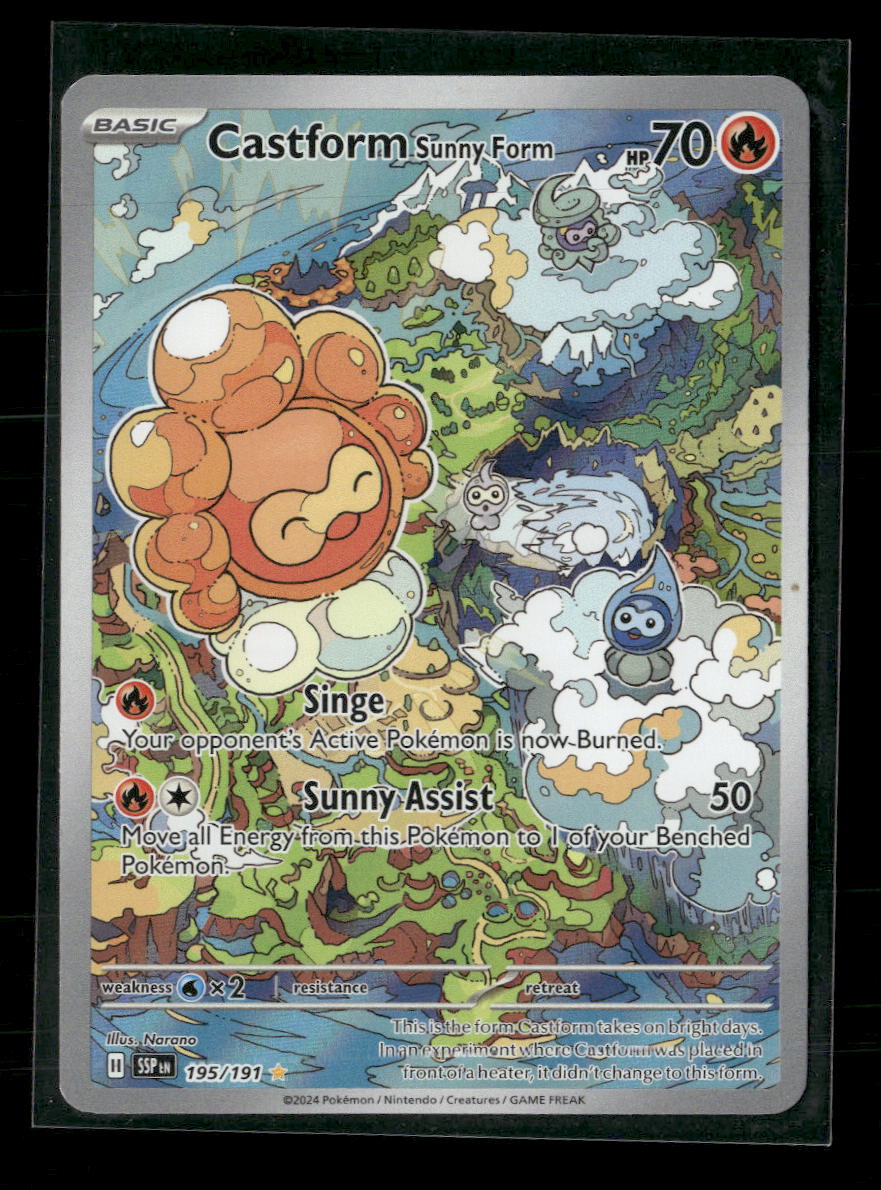 SV08: Surging Sparks Castform Sunny Form #195/191
