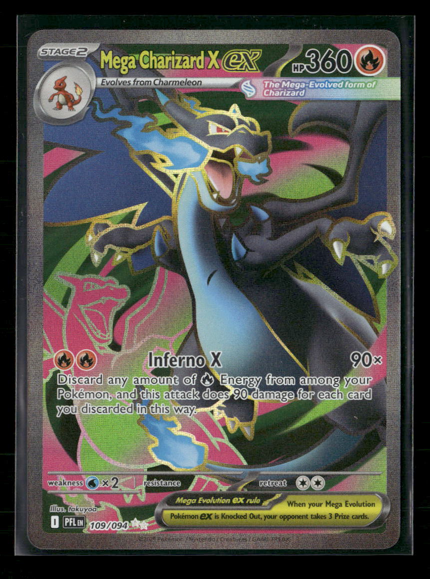 ME02: Phantasmal Flames Mega Charizard X ex #109/094