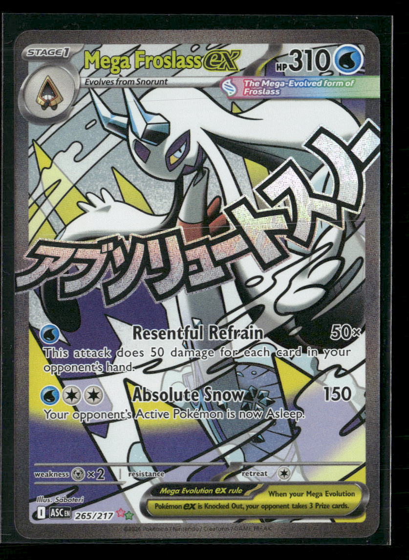 ME: Ascended Heroes Mega Froslass ex #265/217