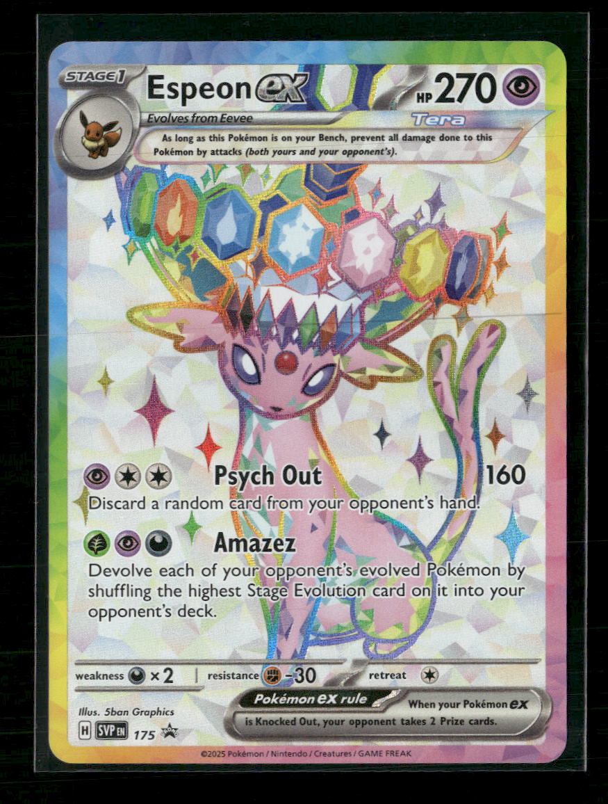 SV: Scarlet & Violet Promo Cards Espeon ex #SVP 175