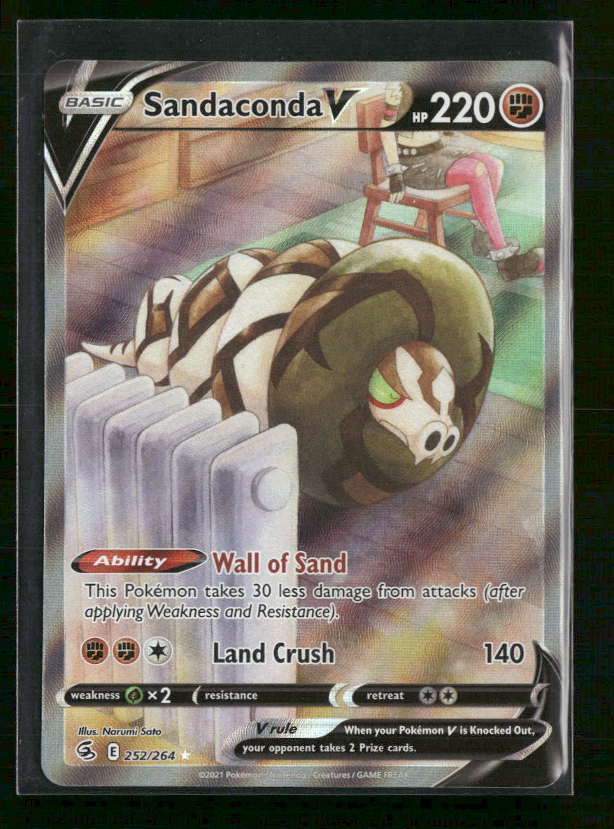 SWSH08: Fusion Strike Sandaconda V (Alternate Full Art) #252/264