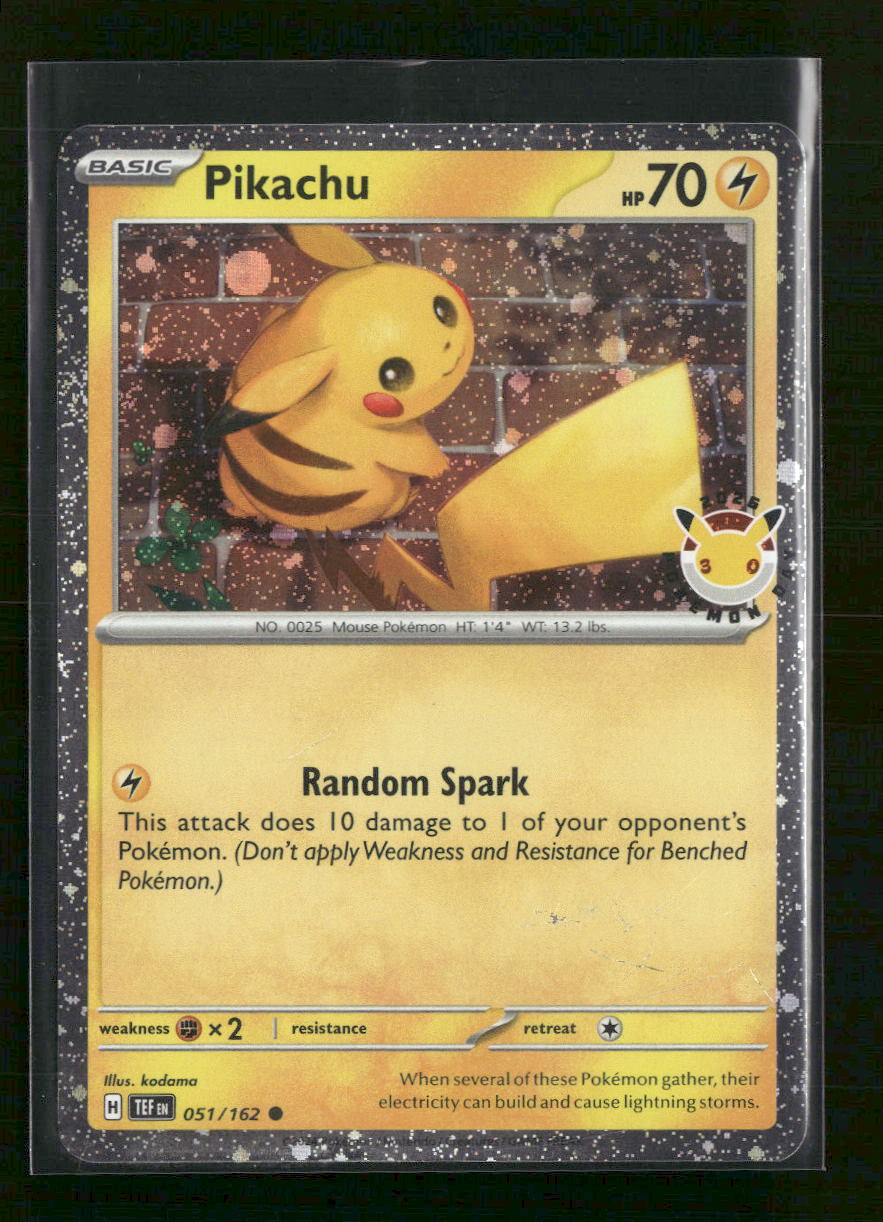Miscellaneous Cards & Products Pikachu (Pokemon Day 2026) #051/162