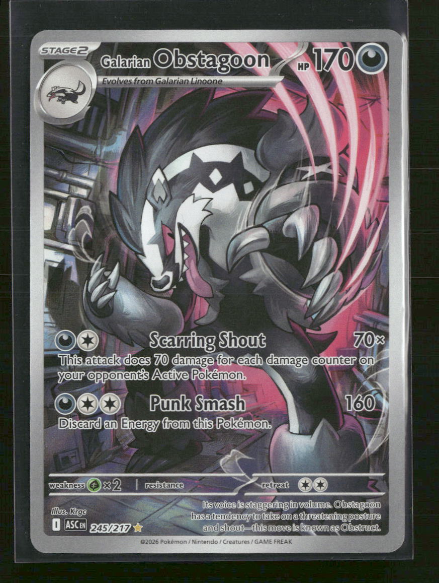 ME: Ascended Heroes Galarian Obstagoon #245/217