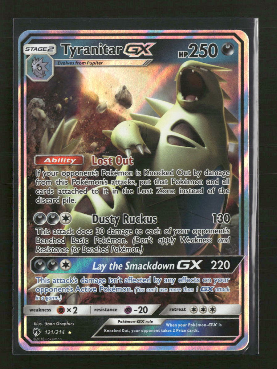 SM - Lost Thunder Tyranitar GX #121/214