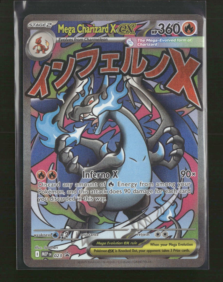ME: Mega Evolution Promo Mega Charizard X ex #023