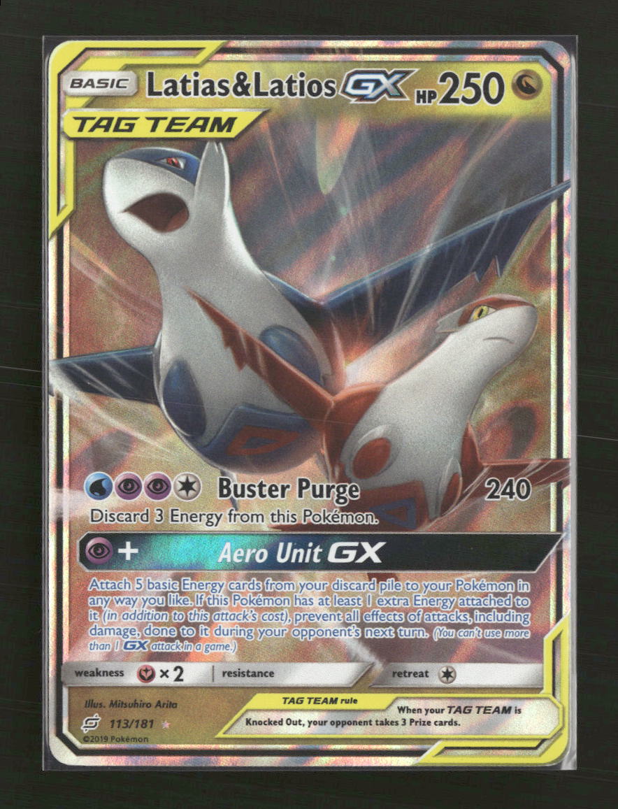 SM - Team Up Latias & Latios GX #113/181