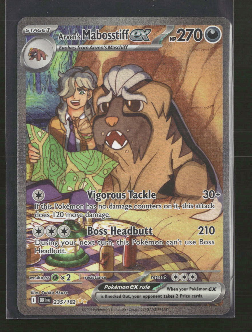 SV10: Destined Rivals Arven's Mabosstiff ex #235/182