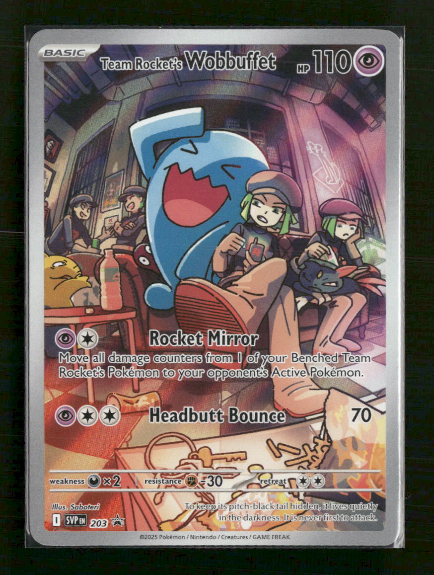 SV: Scarlet & Violet Promo Cards Team Rocket's Wobbuffet #203