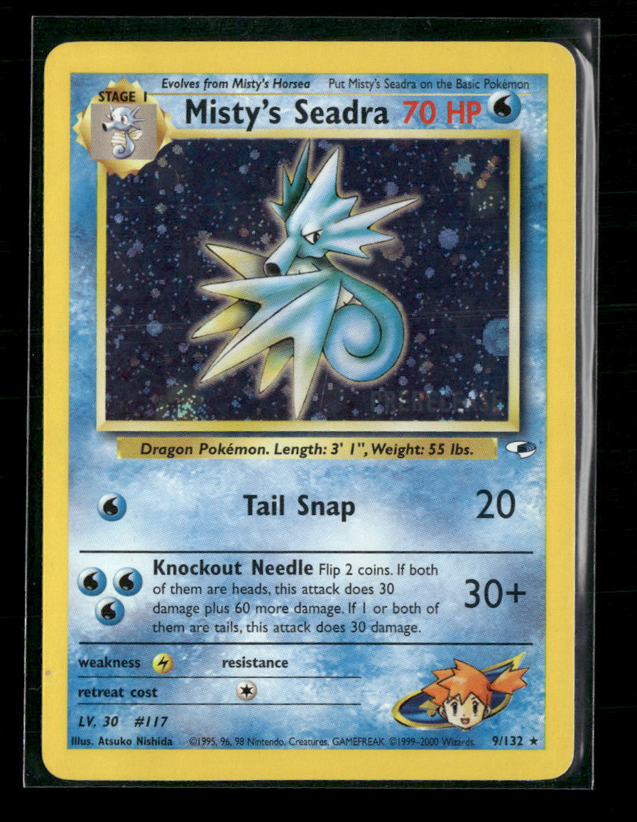 WoTC Promo Misty's Seadra (Prerelease) #009/132