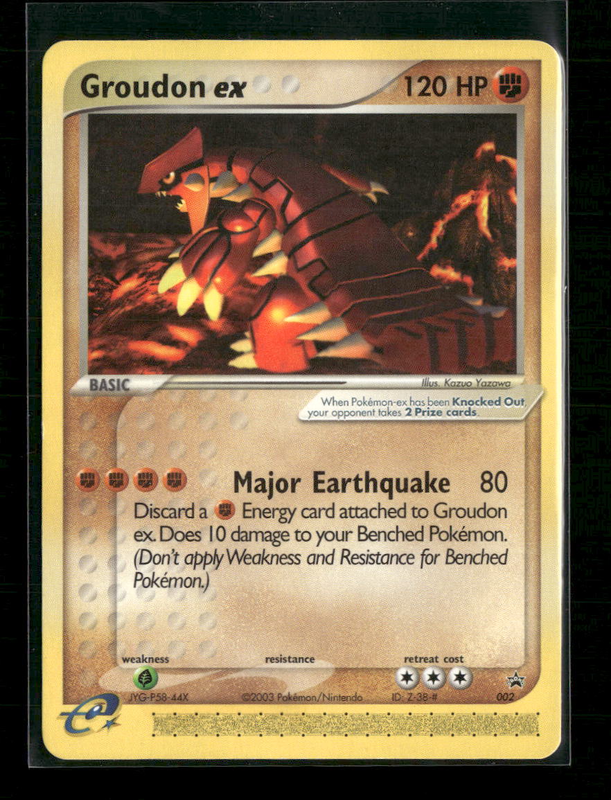 Nintendo Promos Groudon ex #002