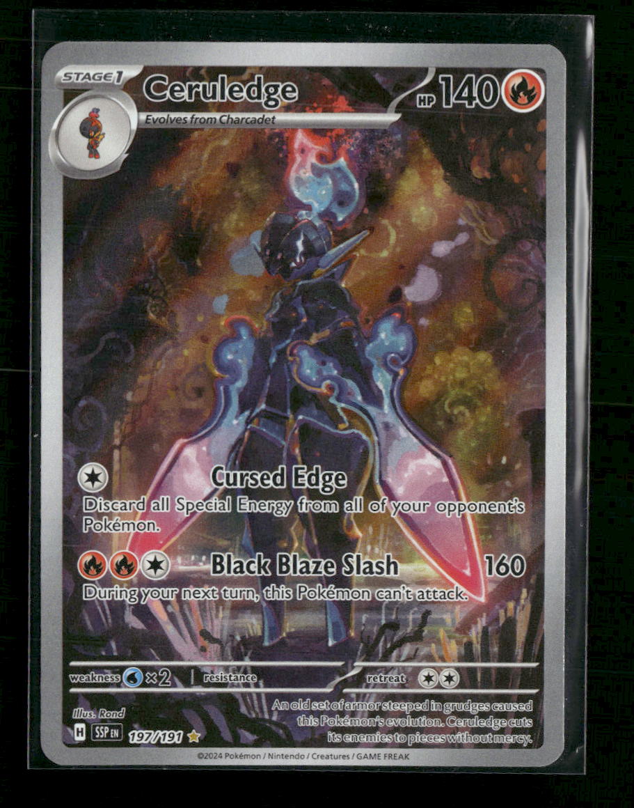 SV08: Surging Sparks Ceruledge #197/191 (Water Damaged)