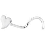 316L Stainless Steel Heart Nose Ring