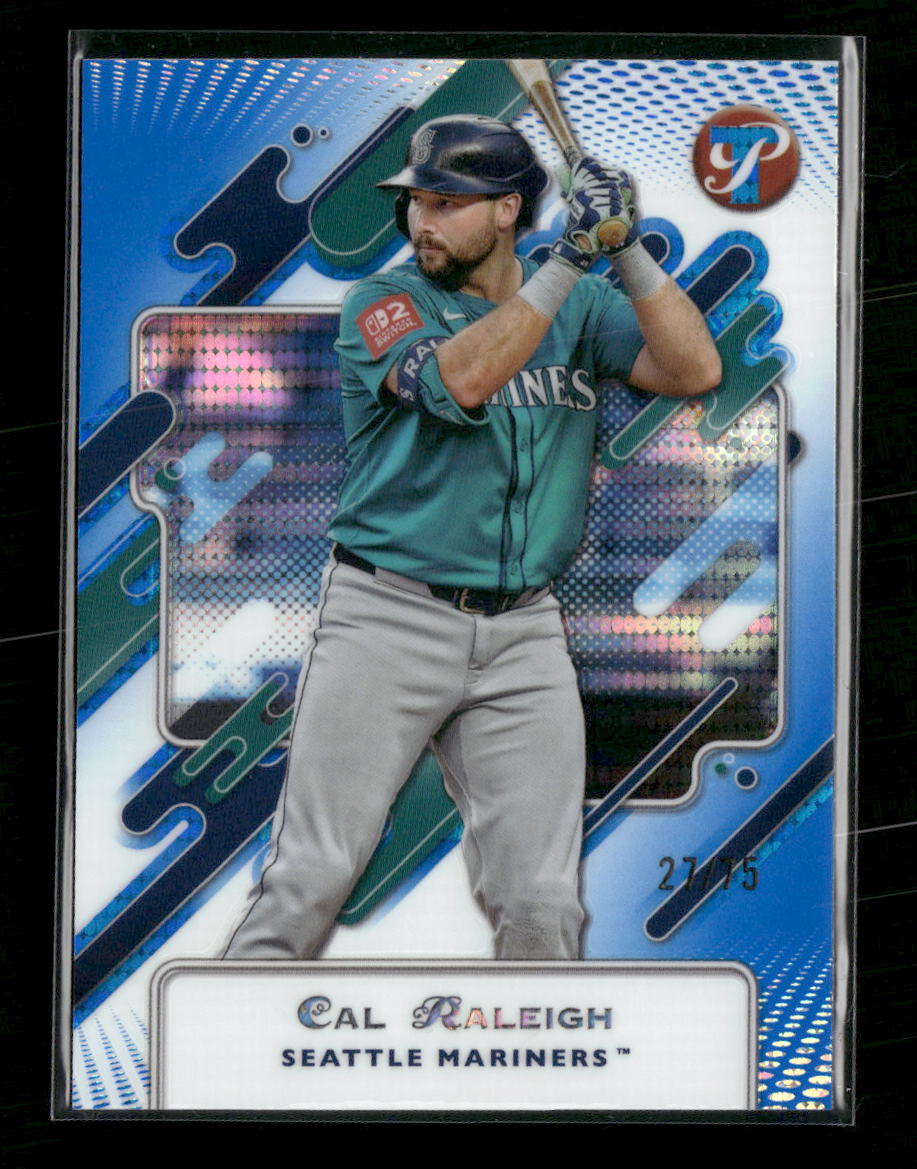 2025 Topps Pristine Blue Refractors Cal Raleigh #/75 #234