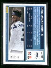 2025 Donruss Optic Blue Hyper Nick Emmanwori Rookie #277