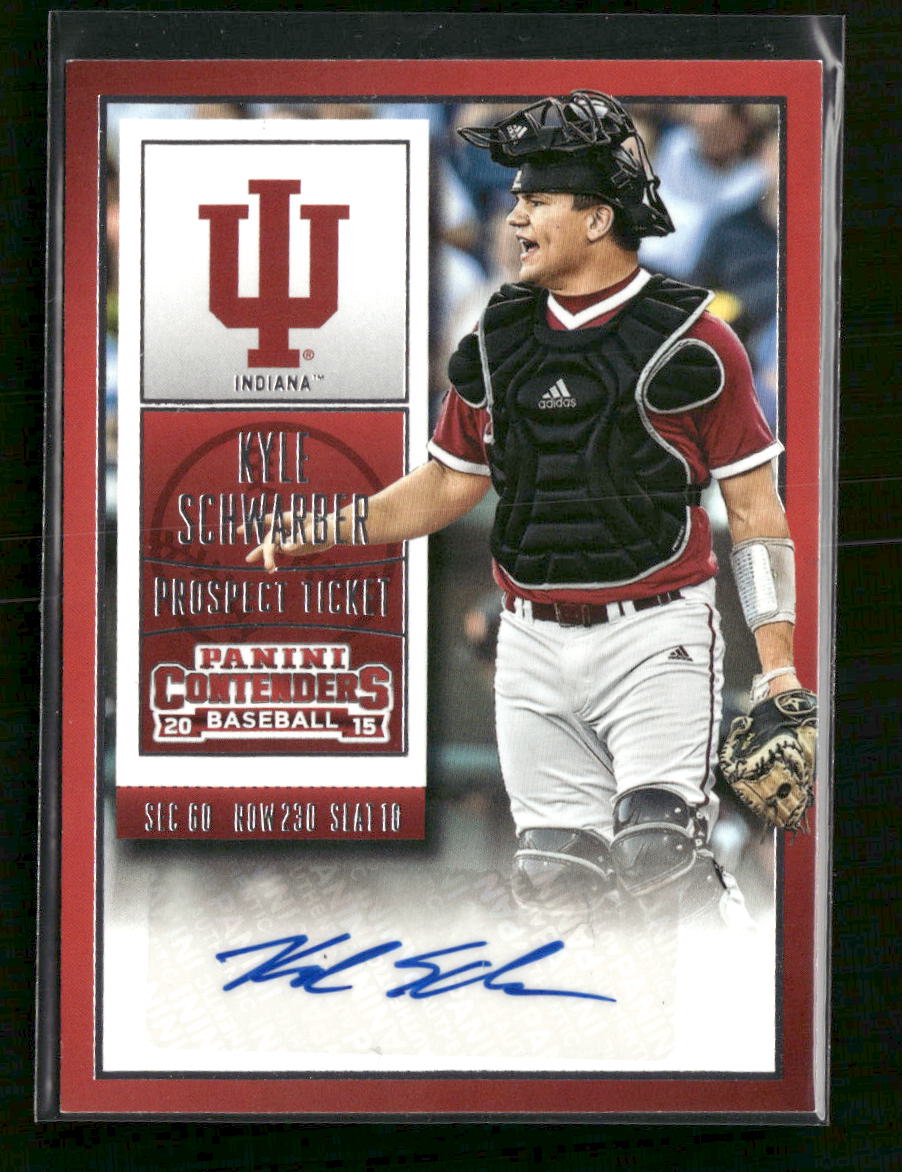 2015 Panini Contenders Prospect Ticket Autographs Kyle Schwarber Auto #6