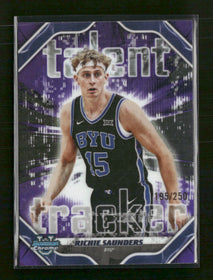 2025-26 Bowman Talent Tracker Purple Refractor Richie Saunders #/250 #TT-19