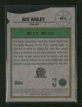2025-26 B. Rookie Of The Year Favorites Aqua Refractor Ace Bailey #/125 #RY-5
