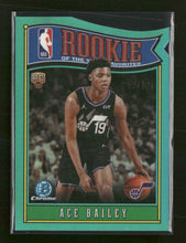2025-26 B. Rookie Of The Year Favorites Aqua Refractor Ace Bailey #/125 #RY-5