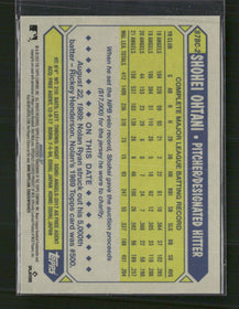 2022 Topps Chrome 1987 Topps Baseball 35th Anniversary Shohei Ohtani #87BC-2