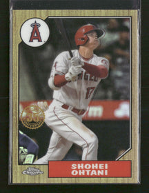 2022 Topps Chrome 1987 Topps Baseball 35th Anniversary Shohei Ohtani #87BC-2