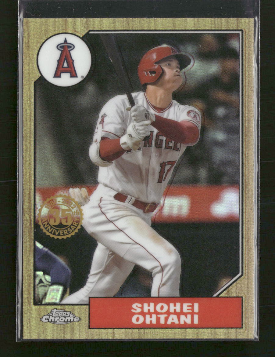 2022 Topps Chrome 1987 Topps Baseball 35th Anniversary Shohei Ohtani #87BC-2