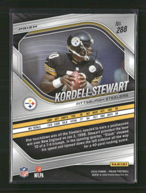 2025 Panini Prizm Black and White Checker Kordell Stewart #288