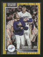 2026 Topps Yellow Holo Foil Dodgers Duo #/399 #265
