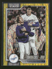 2026 Topps Yellow Holo Foil Dodgers Duo #/399 #265