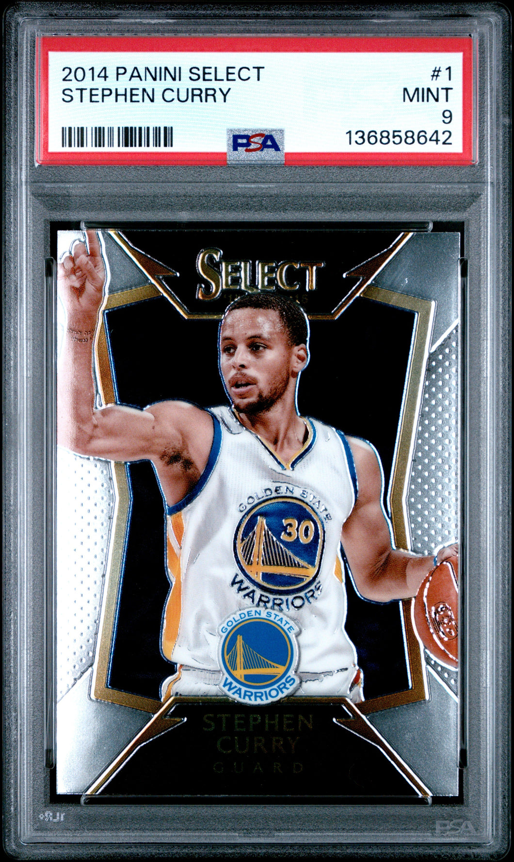 2014 Panini Select Stephen Curry 9 PSA #1