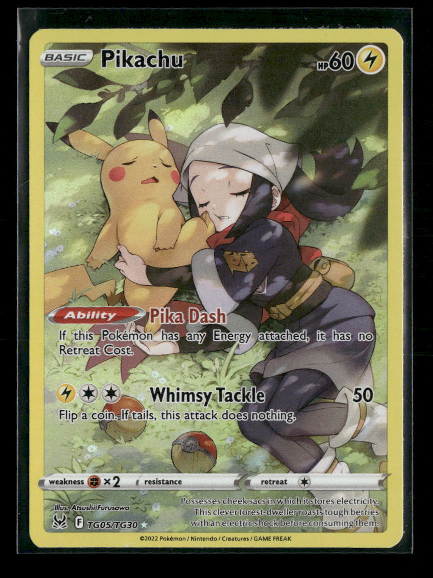 SWSH11: Lost Origin Trainer Gallery Pikachu #TG05/TG30