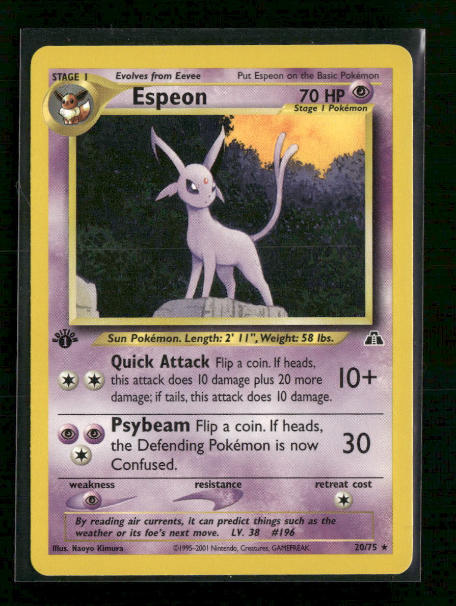 Neo Discovery Espeon (20) 1t Edition #20/75