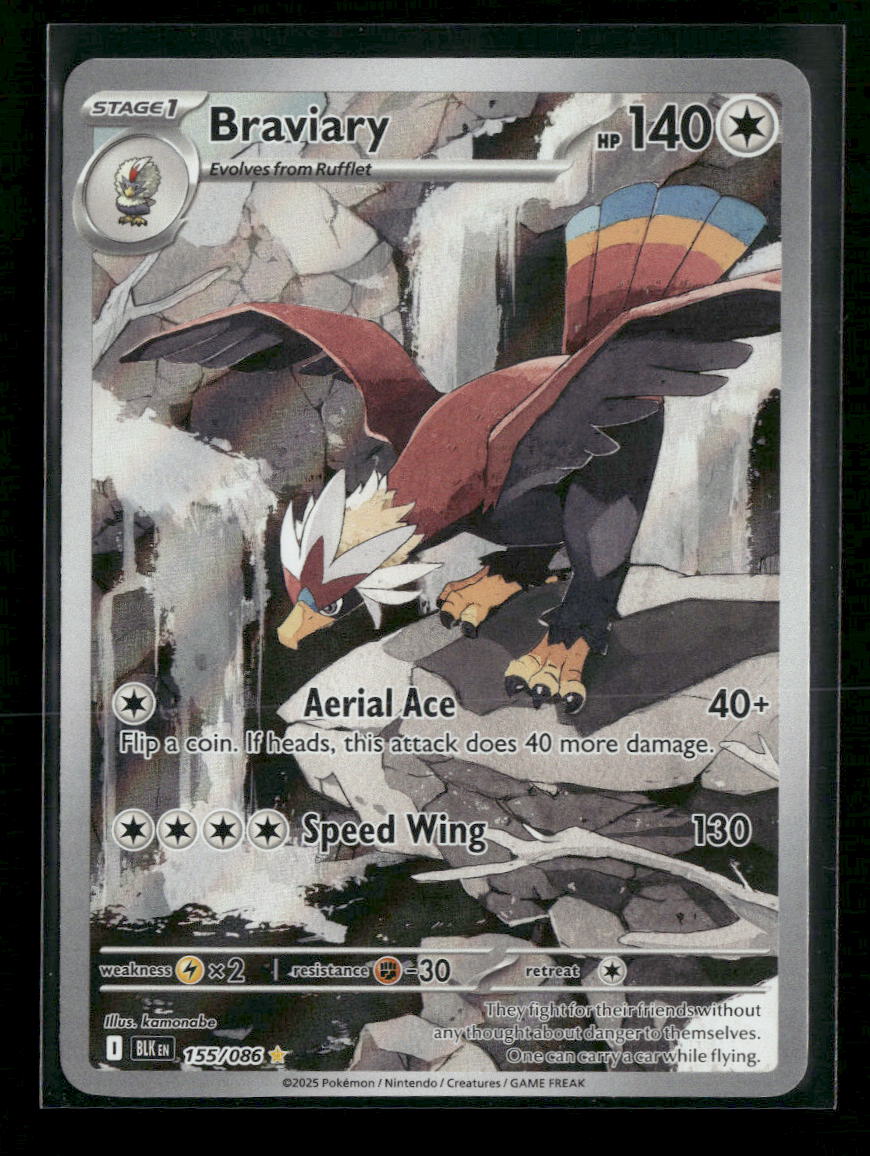 SV: Black Bolt Braviary #155/086