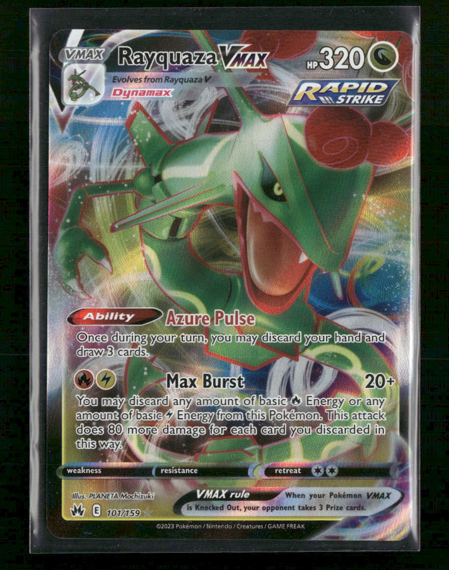 SWSH: Crown Zenith Rayquaza VMAX (101) #101/159