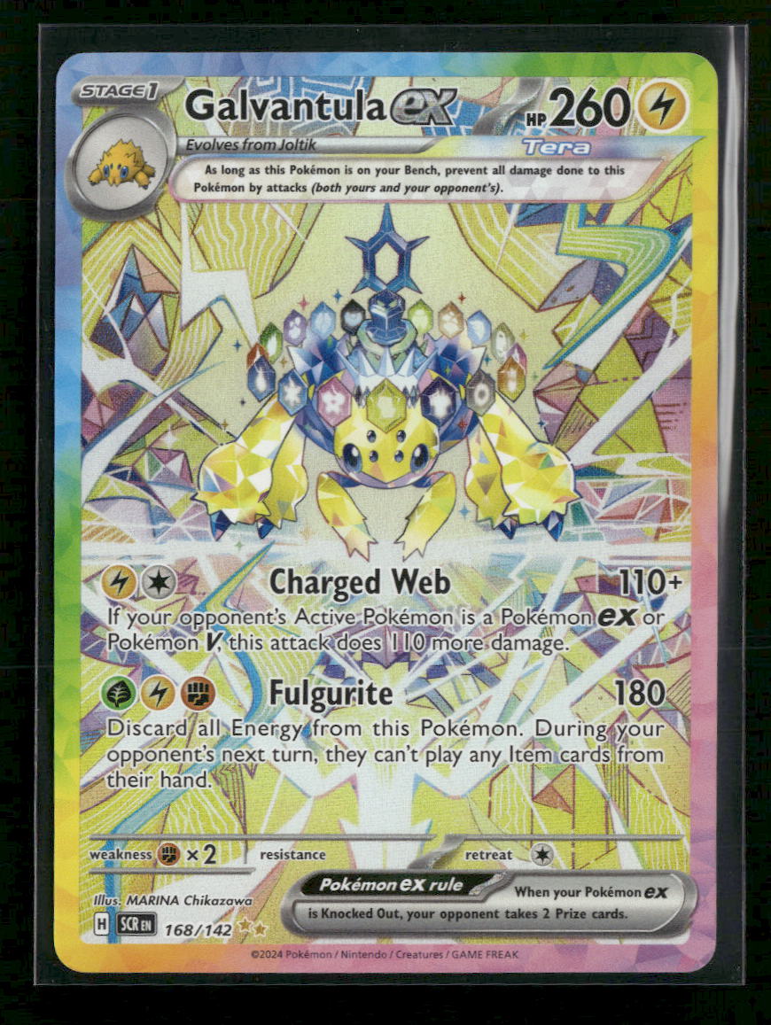 SV07: Stellar Crown Galvantula ex #168/142