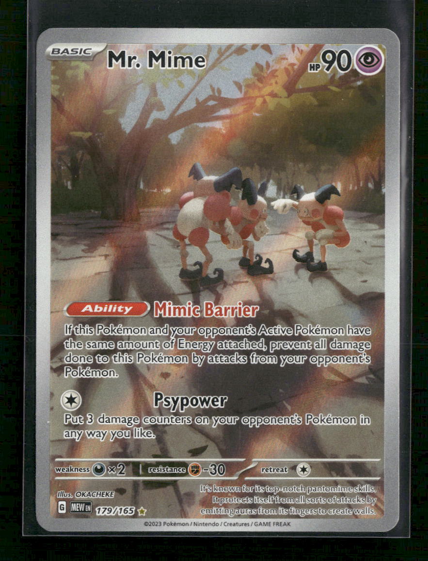SV2a: Pokemon Card 151 Mr. Mime #179/165