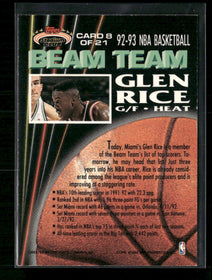 1992-93 Stadium Club Beam Team Glen Rice #8