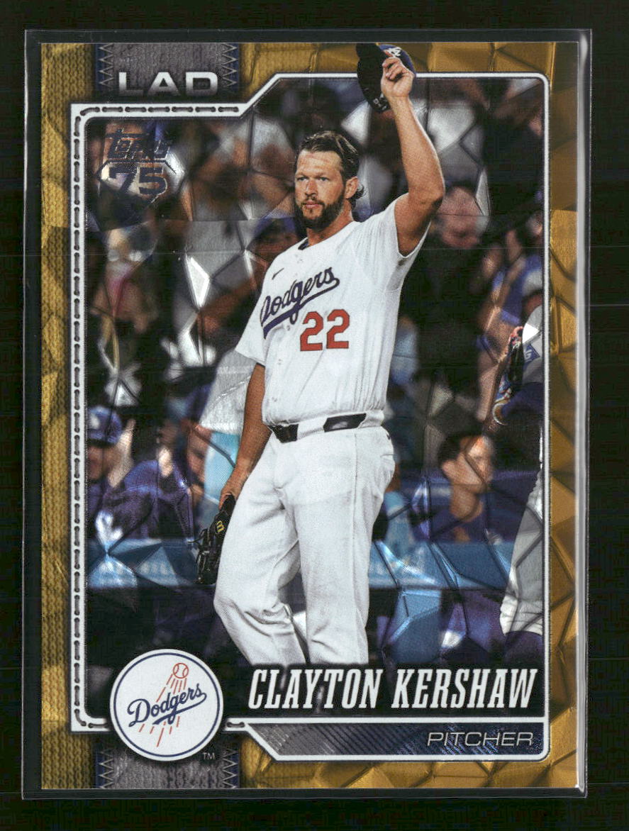 2026 Topps Gold Diamante Foil Clayton Kershaw #/50 #22