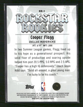 2025-26 Bowman Rockstar Rookies Cooper Flagg #RR-1