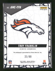 2025 Panini Mosaic Autographs Mosaic Blue Troy Franklin #/99 #AMC-TFN