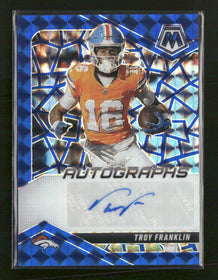 2025 Panini Mosaic Autographs Mosaic Blue Troy Franklin #/99 #AMC-TFN