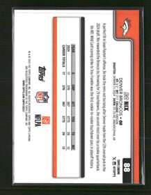 2025 Topps Chrome Pink X-Fractor Bo Nix #88