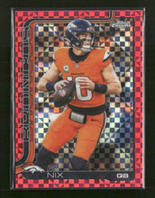 2025 Topps Chrome Pink X-Fractor Bo Nix #88