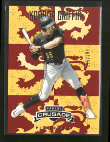 2025 Panini Crusade Red Konnor Griffin #/299 #96
