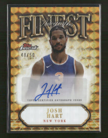 2024-25 Finest Finest Auto Gold Geometric Refractor Josh Hart #/50 #FA-JH