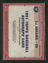 2026 Topps 1991 Topps Baseball 35th Anniversary Auto CJ Abrams Auto #91A-CA