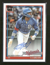 2026 Topps 1991 Topps Baseball 35th Anniversary Auto CJ Abrams Auto #91A-CA
