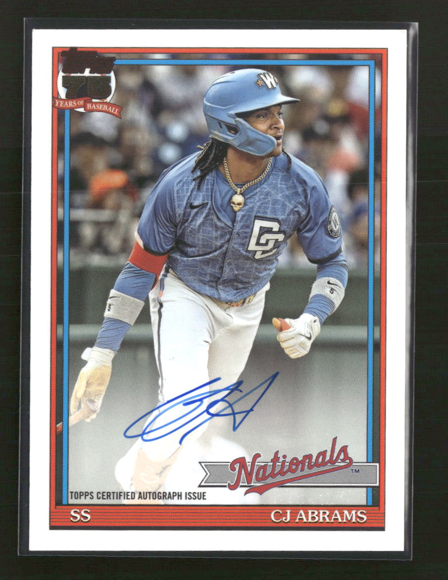 2026 Topps 1991 Topps Baseball 35th Anniversary Auto CJ Abrams Auto #91A-CA